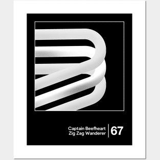 Captain Beefheart / Minimalist Graphic Artwork Design T-Shirt Posters and Art